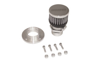 MOROSO Valve Cover Breather Kit Bolt In Style – Aluminum 68854
