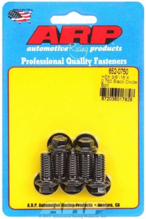 ARP Bolt Kit – 6pt. (5) 3/8-16 x .750 652-0750