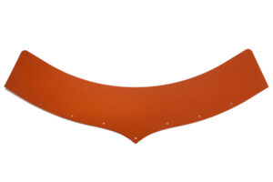 DOMINATOR RACE PRODUCTS Extension Predator Hood Orange  5.5in Tall 500-EX-Or