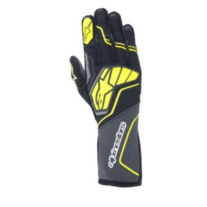 ALPINESTARS USA Glove Tech-1 ZX V4 Blk / Flou Yellow  Medium 3550224-9151-M