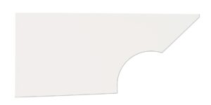 FIVESTAR Qtr Panel High Impact Plastic White Right 34001-27351-WR