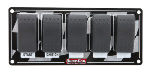 QUICKCAR RACING PRODUCTS Ignition Panel w/ Rocker Switches 52-165
