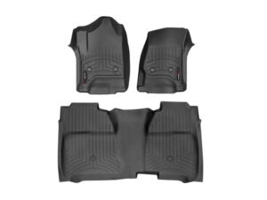 WEATHERTECH 14-   GM P/U Front and Rear Floor Liners Black 446071-445422