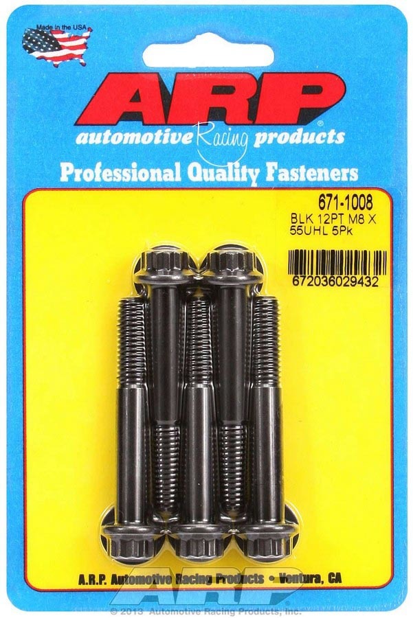 ARP Bolt Kit – 12pt. (5) 8mm x 1.25 x 55mm 671-1008