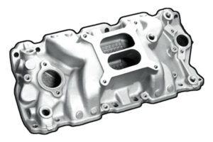 PROFESSIONAL PRODUCTS SBC Power+Plus HPS Manifold – Satin 52021