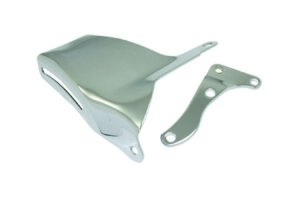 SPECIALTY PRODUCTS COMPANY 69-75 SBC Alt Bracket Kit (2pcs) LWP Chrome 6072