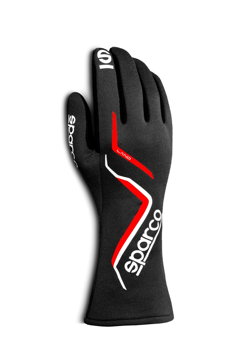 SPARCO Glove Land X-Small Black 00136308NR