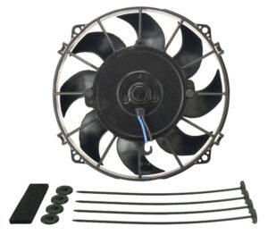 DERALE 8in Tornado Electric Fan w/Standard  Mounting Kit 16618
