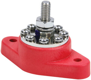 QUICKCAR RACING PRODUCTS Power Distribution Post Red 8 Location 57-805