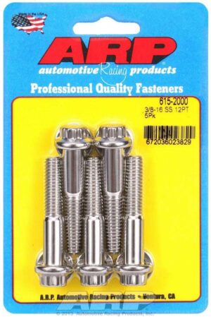 ARP S/S Bolt Kit – 12pt. (5) 3/8-16 x 2.000 615-2000