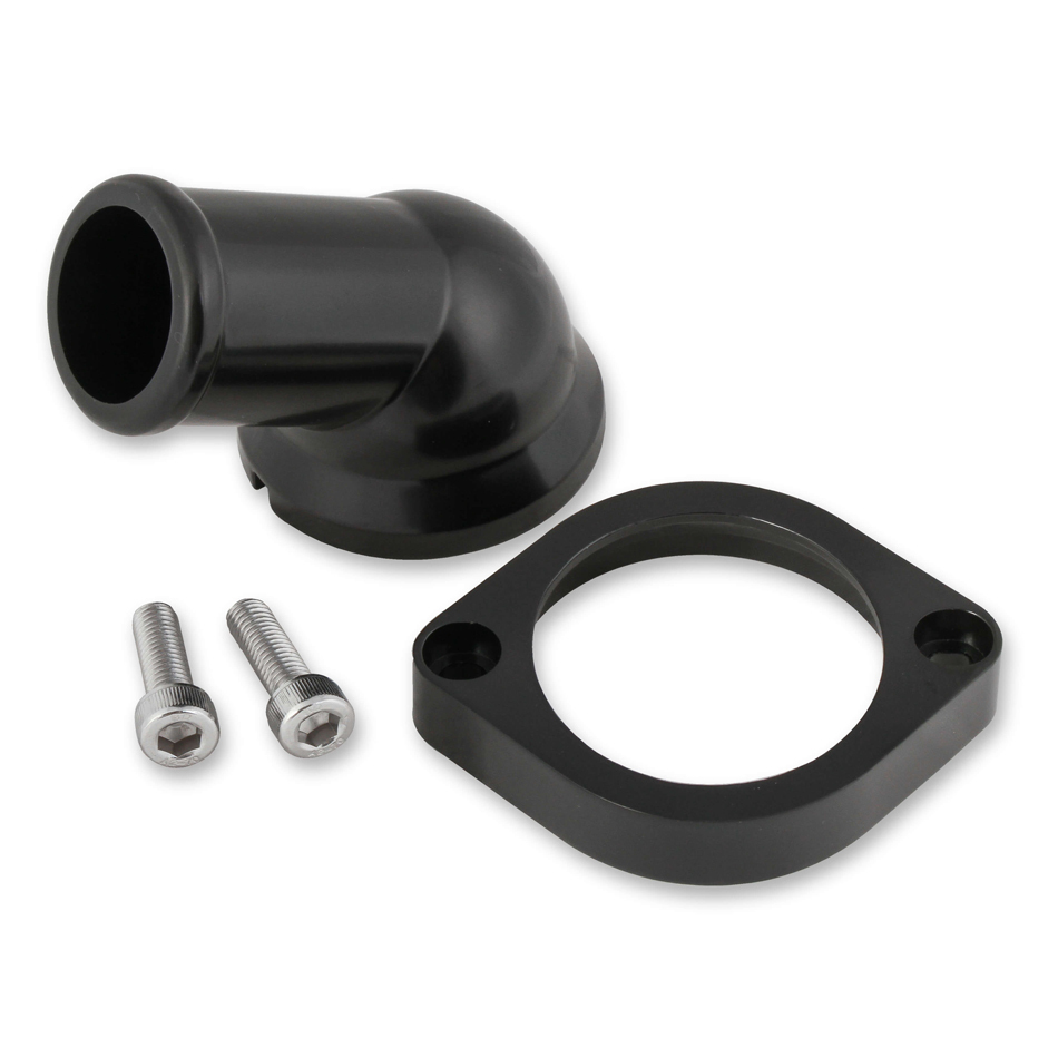 MR. GASKET Water Neck – Swivel Style GM LS 97-Up Black 2670BK