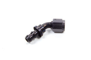AEROQUIP #6 45 Degree Socketless Black FBL1522