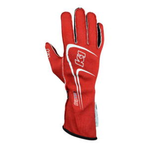 K1 RACEGEAR Glove Track 1 Red 3X- Small Youth 23-TR1-R-3XS