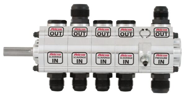 PETERSON FLUID Oil Pump 5 Stage R/S w/ Drive 04-5076