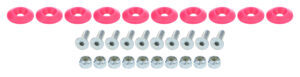 ALLSTAR PERFORMANCE Countersunk Bolt Kit Pink 10pk ALL18686
