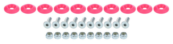 ALLSTAR PERFORMANCE Countersunk Bolt Kit Pink 10pk ALL18686