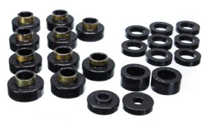 ENERGY SUSPENSION 80-86 CJ Body Mounts Black 2.4102G