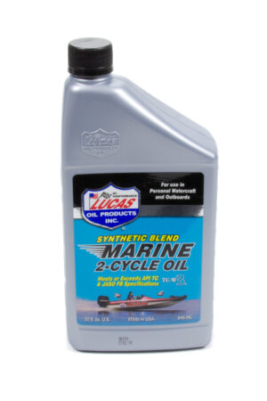 LUCAS OIL Marine Oil 2 Cycle 1 Qt. Synthetic Blend LUC10860