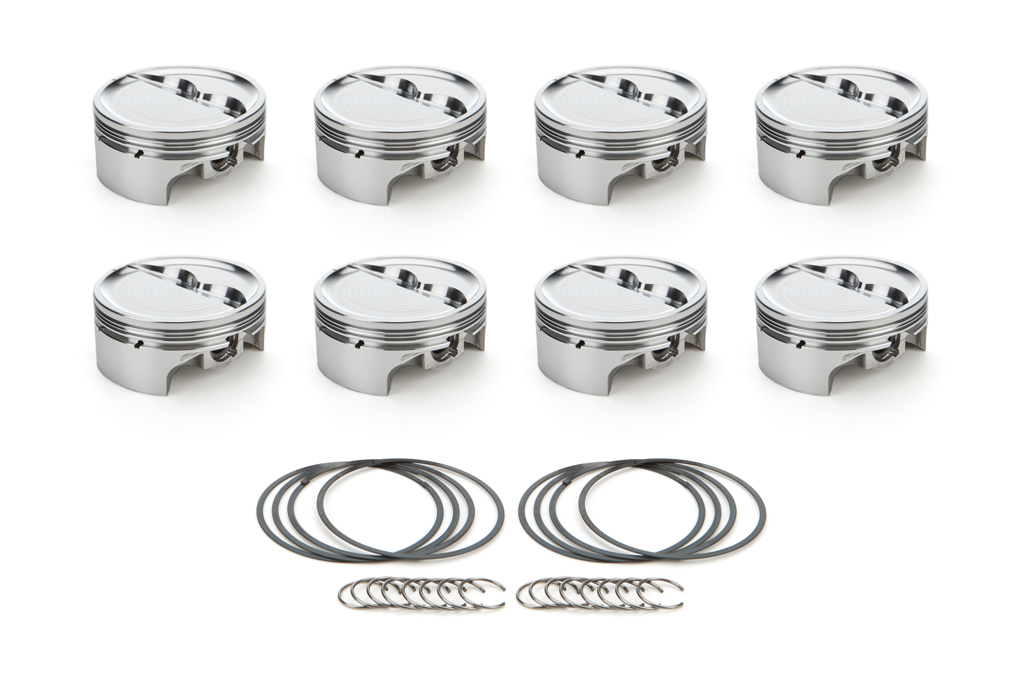 RACE TEC PISTONS SBC Dished Piston Set 4.155 Bore -25.5cc 1000216