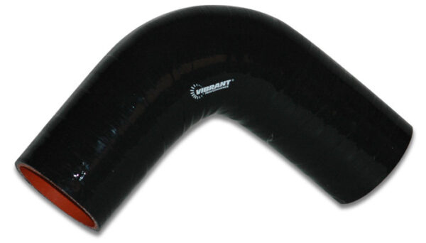 VIBRANT PERFORMANCE 3in ID x 3-1/2in Long Silicone 90 Deg Elbow 2744
