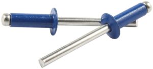 ALLSTAR PERFORMANCE Sm Hd Rivet Blue Alum 250pk Chevron ALL18135