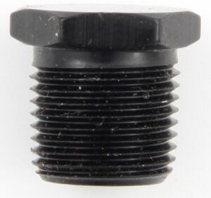 FRAGOLA 1/4 MPT Hex Pipe Plug Black 493302-BL