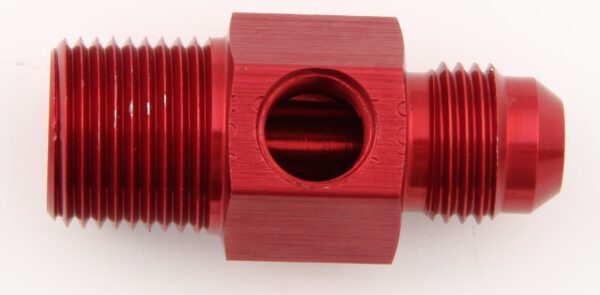 XRP-XTREME RACING PROD. #6 to 3/8 NPT Fuel Press Adapter w/ 1/8 NPT Port 700194