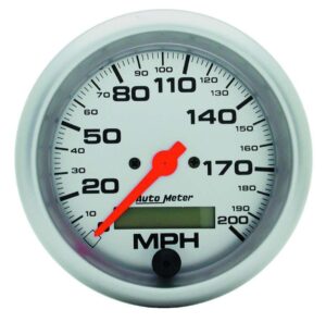 AUTOMETER 3-3/8in U/L Electric Speedo 0-200MPH 4486