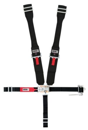 CROW SAFETY GEAR 5-Way L&L  W/Ratchet on left side lap belt.  Rig 40044B