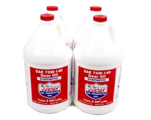 LUCAS OIL Synthetic 75w140 Trans/ Diff Lube 4×1 Gal 10122