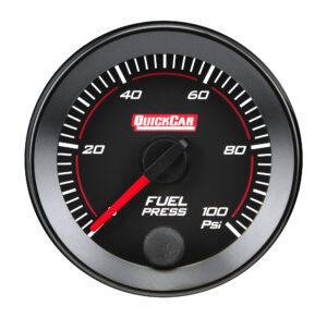 QUICKCAR RACING PRODUCTS RedLine  Gauge 2-1/16in Fuel Pressure  0-100psi 65-005