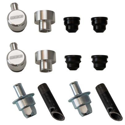 MOROSO Crankcase Evac System w/ Billet Push-In Breathers 68866