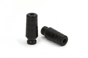 DAYSTAR PRODUCTS INTERNATIONAL 97-01 Jeep XJ Extended Front Bump Stops Pair KJ09114BK