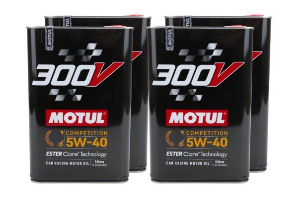 MOTUL USA 300V Competition Oil 5w40 Case 4 x 5 Liter 110818