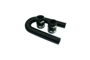 SPECIALTY PRODUCTS COMPANY Radiator Hose Kit  24in w/Aluminum Caps Black 6452