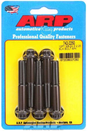 ARP Bolts 3/8-24×2.250 UHL Black Oxide Bolts (5) 742-2250