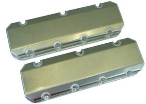 MOROSO BBC Fab Alm Valve Covers w/Brodix SR20 Heads 68487