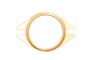 SCE GASKETS 2-Bolt Copper Collecter Gasket 2.500 Dia. 4200