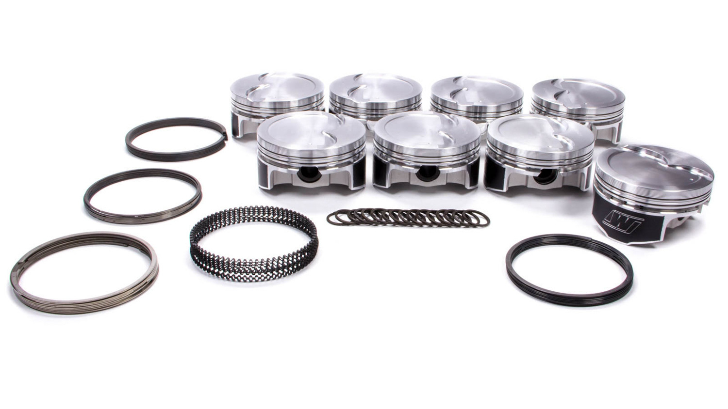 WISECO GM LS F/T Piston & Ring Set 4.070 Bore -11cc K444X7