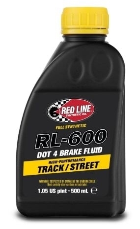 REDLINE OIL RL600 Brake Fluid High Performance 500ml RED90404