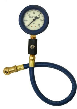 INTERCOMP Deluxe Air Gauge 2.5in 0-60 Glow-in Dark 360070