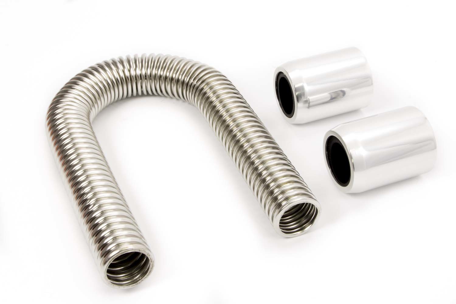 RACING POWER CO-PACKAGED 48in Stainless Hose Kit w/Polished Ends R7310
