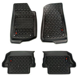RUGGED RIDGE Front & Rear Floor Liner 18-   Jeep Wrangler JL 12987.43