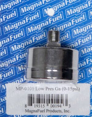 MAGNAFUEL/MAGNAFLOW FUEL SYSTEMS Low Pressure Fuel Gauge 0-15psi MP-0101