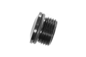 REDHORSE PERFORMANCE 8AN O-Ring Port Plug Black Low Profile 8814-08-2