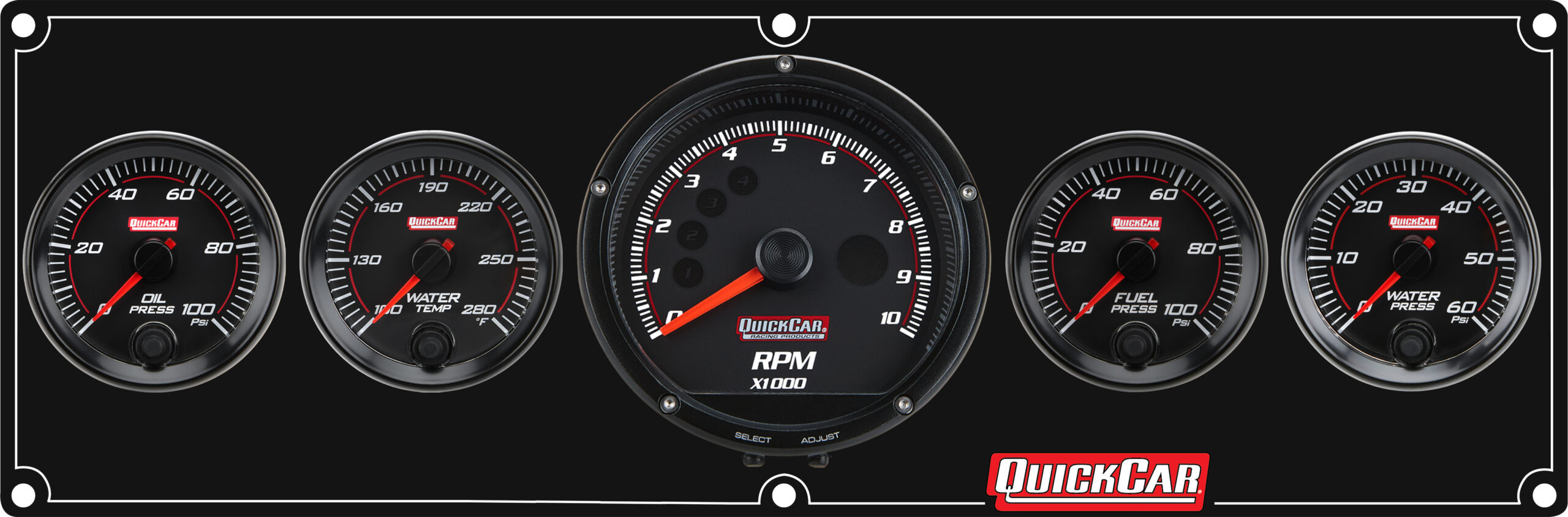 QUICKCAR RACING PRODUCTS RedLine Panel 2-5/8in 4-1 OP/WT/FP100/WP 69-4058