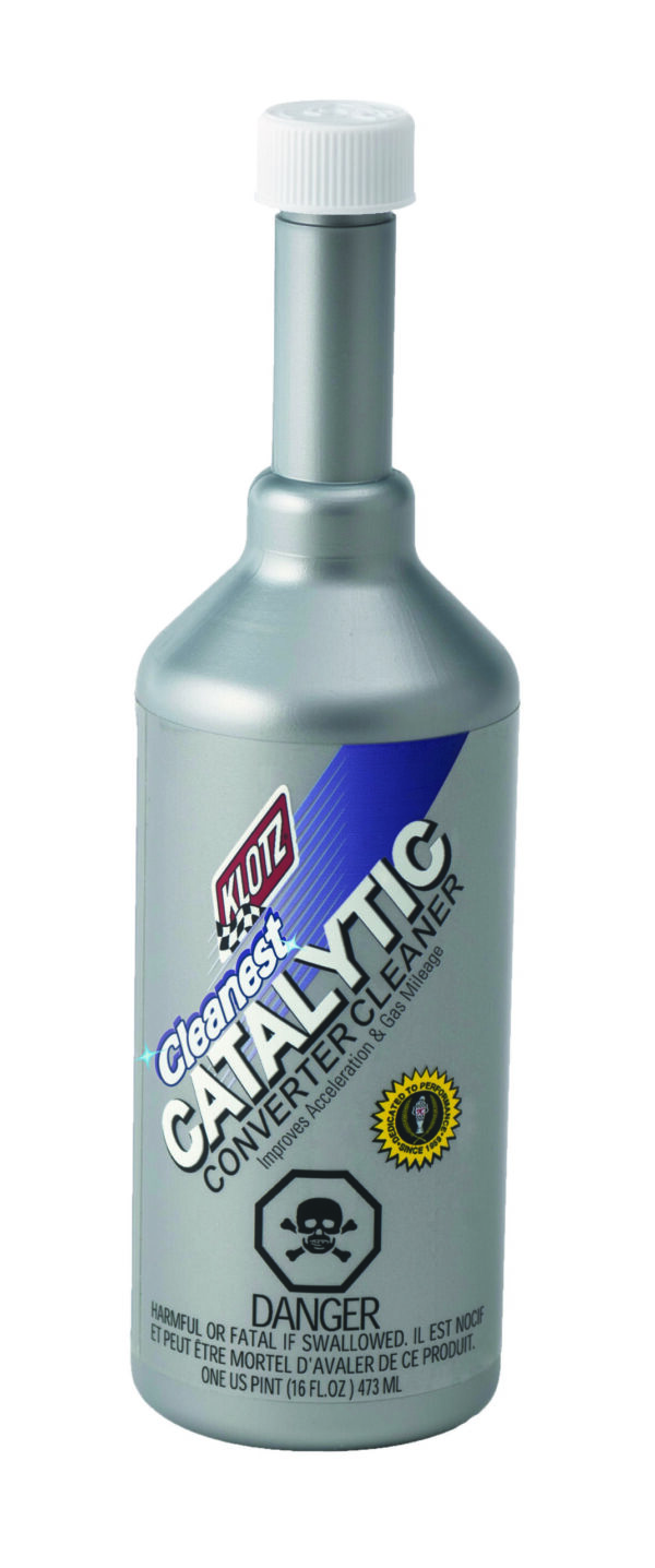 KLOTZ SYNTHETIC LUBRICANTS Cleanest Catalytic Conve rter Cleaner 1 Pint KLOKL-604