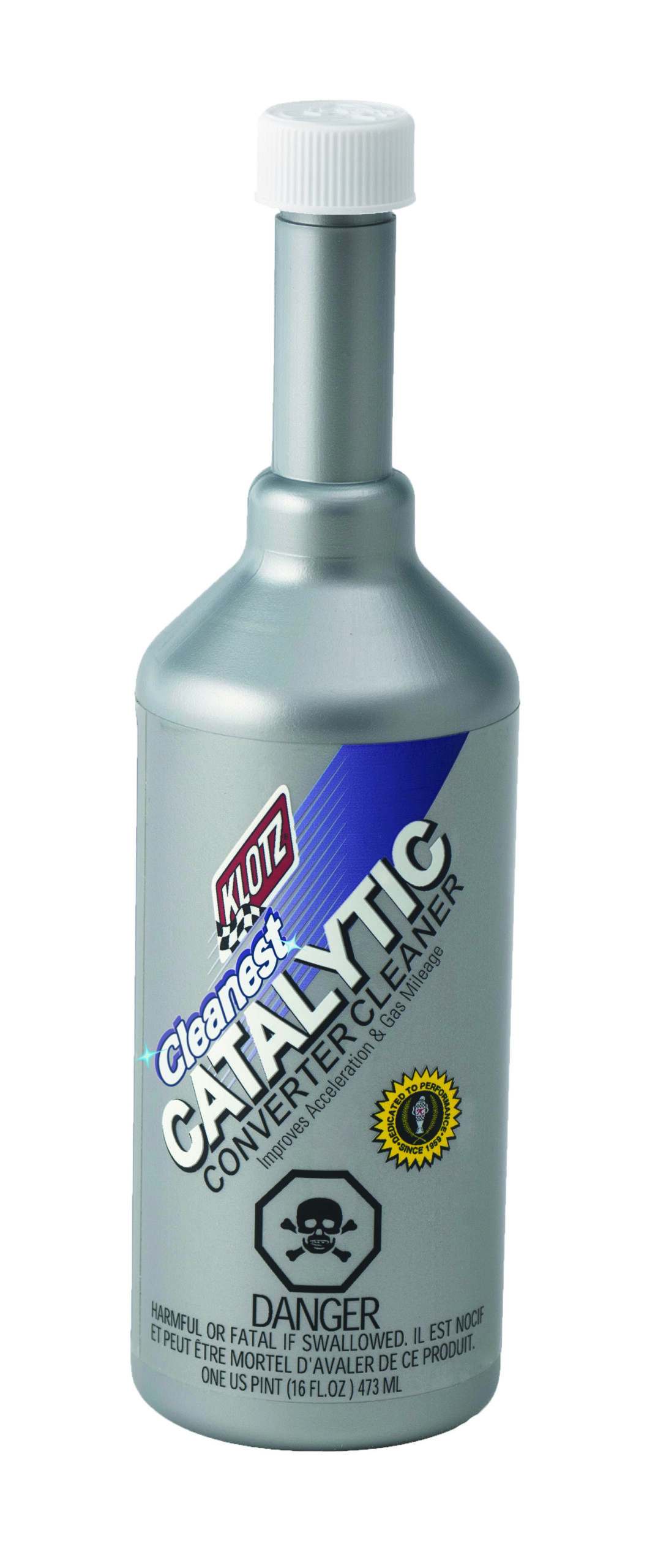 KLOTZ SYNTHETIC LUBRICANTS Cleanest Catalytic Conve rter Cleaner 1 Pint KLOKL-604