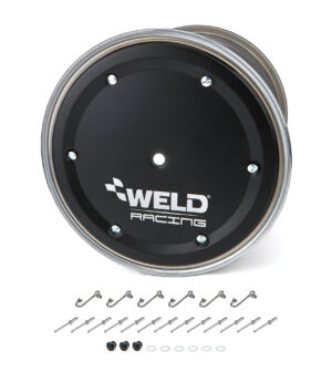 WELD RACING 15×14 Wide  5 XL 5in BS w/Black Cover No-Loc 559-5405BC-6