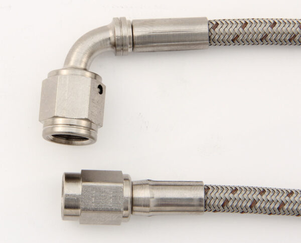 XRP-XTREME RACING PROD. #3 90 Deg to #3 Str 12in Brake Hose 639012